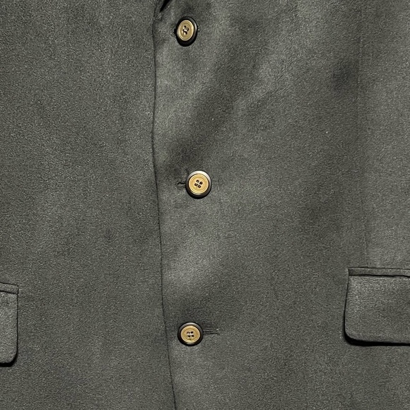 Chaps Ralph Lauren VTG Blazer Men’s Black Single-Breast Suit Jacket 48T - Picture 6 of 8